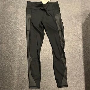 Fabletics Jet Black Performance Leggings S